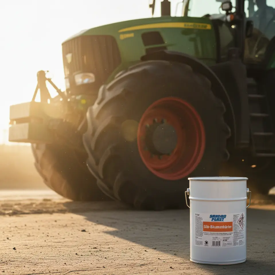 Silo Bitumenhärter Additiv schnelle Trocknung 3x Festigkeit für Biogasanlagen - Härter Komponente chemische Reaktion Produktgebinde - Vorschau