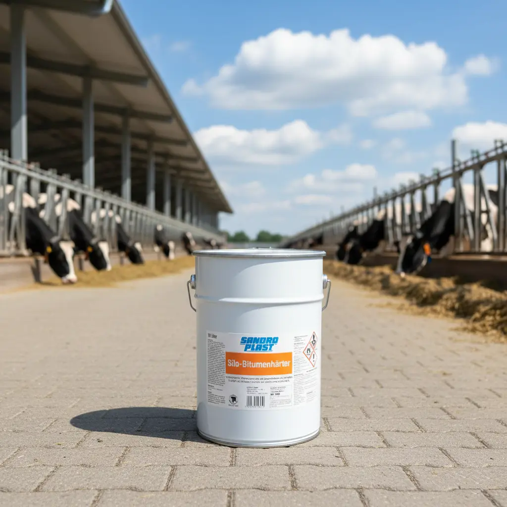 Silo Bitumenhärter Additiv schnelle Trocknung 3x Festigkeit für Biogasanlagen - Härter Komponente chemische Reaktion Produktgebinde - Vorschau