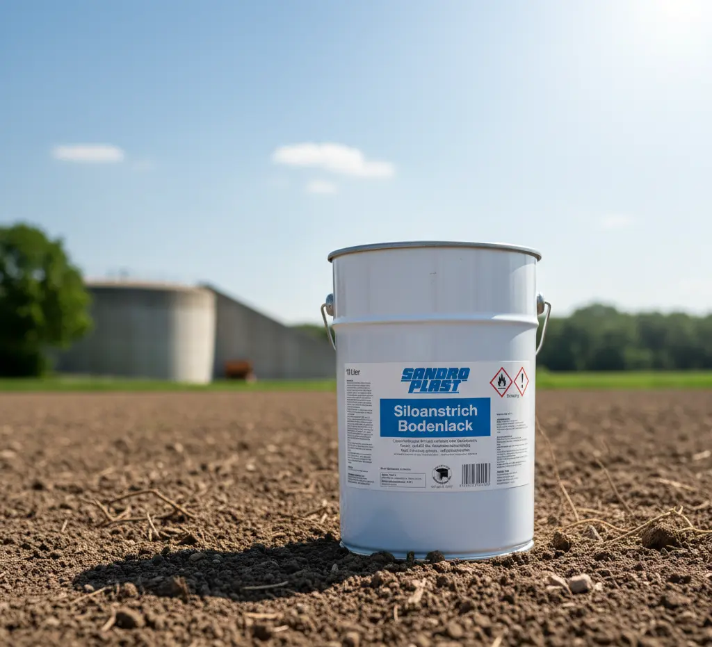 Bitumen Bodenlack Siloanstrich abriebfest belastbar für Industrieböden Fahrsilos - Bodenversiegelung Fahrsilo Betonboden Beschichtung